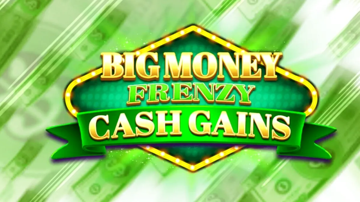 Big Money Frenzy Cash Gains slot machine interface